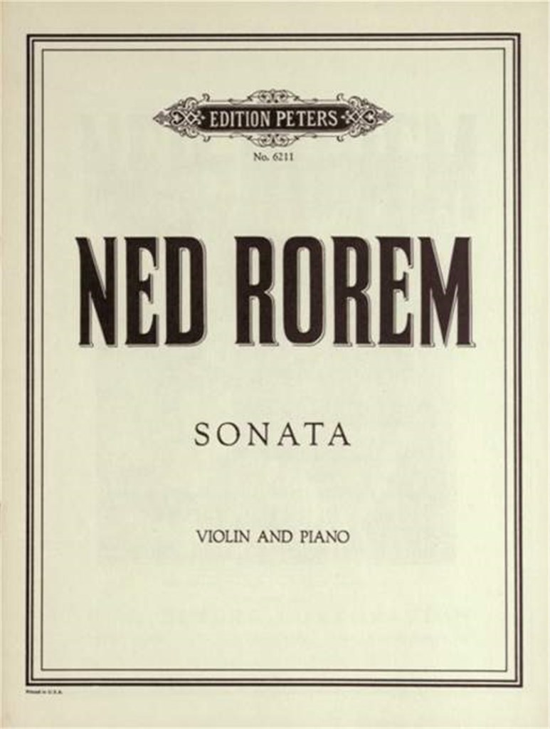 Sonata for Violin and Piano